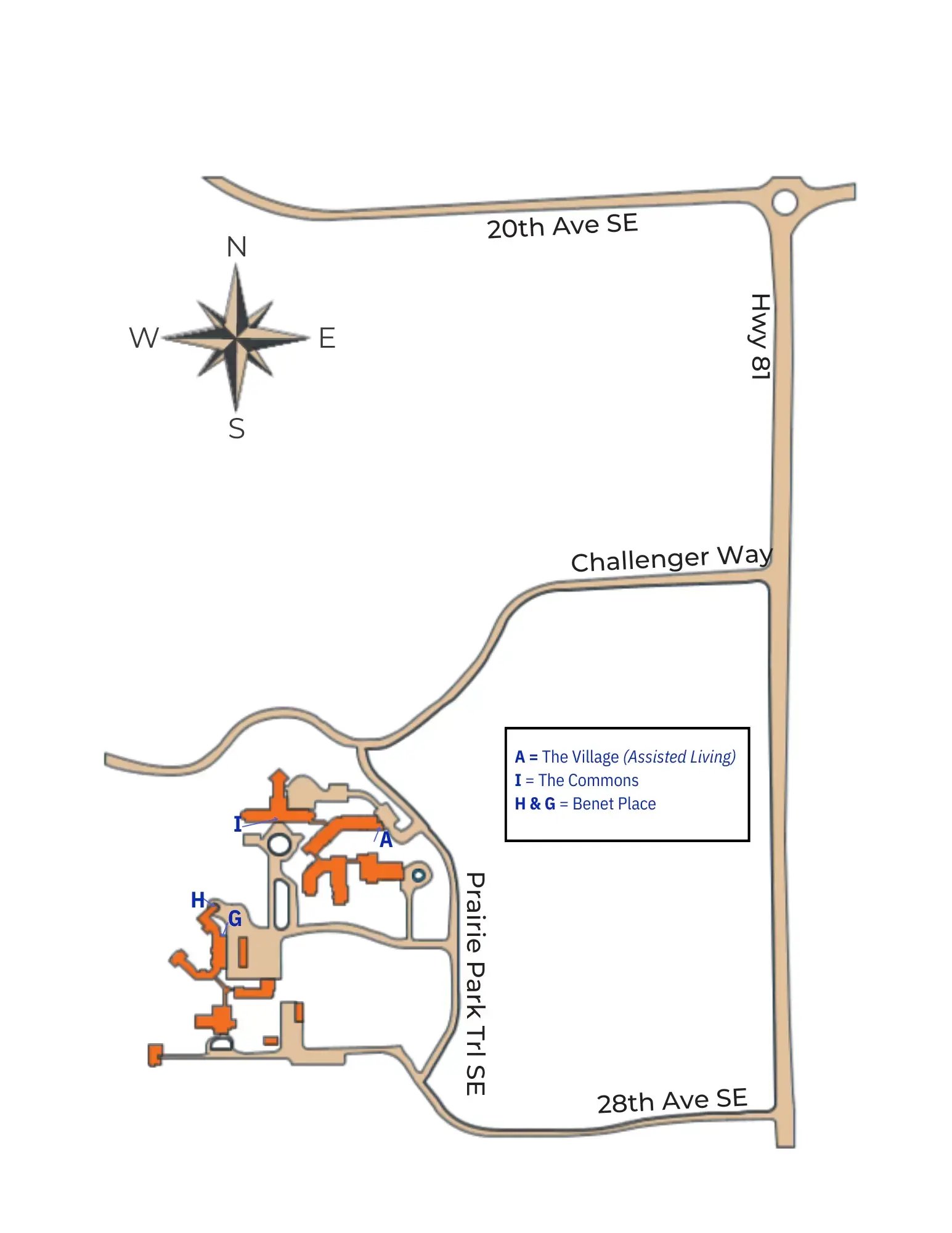 The Village Map for Website 1