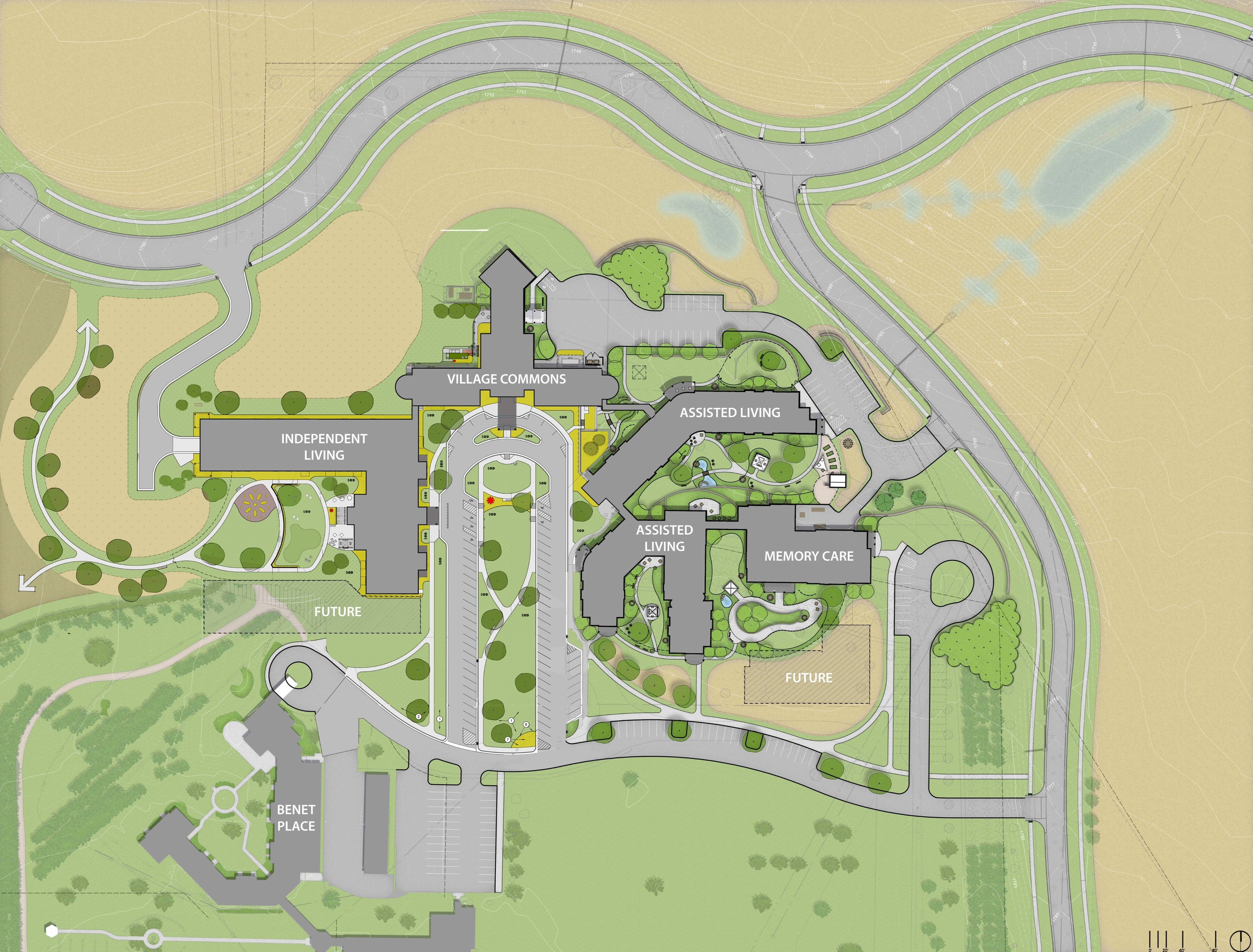 Harmony Hill campus amenities